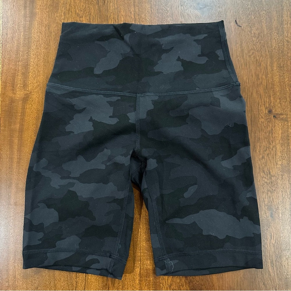 Lululemon Wunder Train High Rise Short 8" Size 4 Biker Athletic Summer